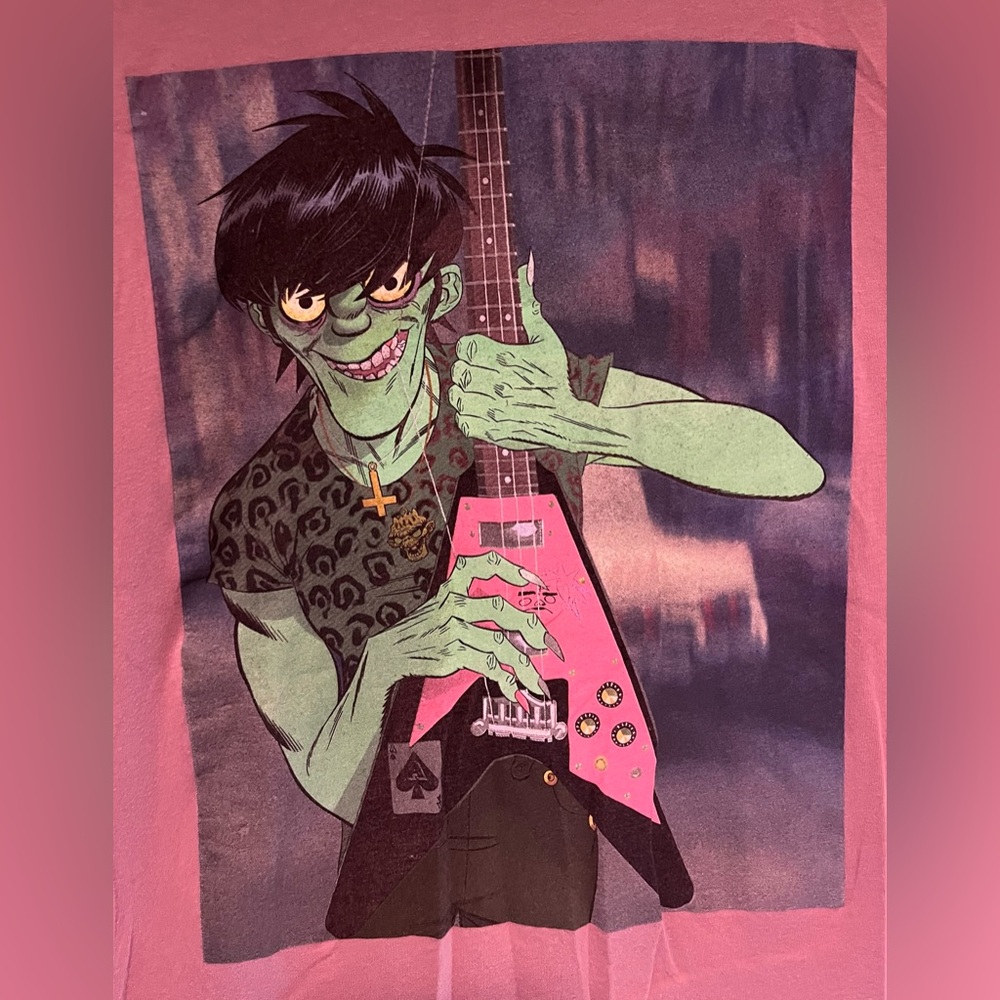 Gorillaz 2022 tour shirt.